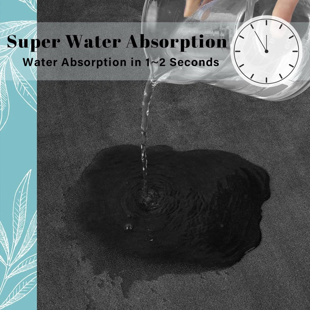 Super absorbent floor mat, super absorbent bath