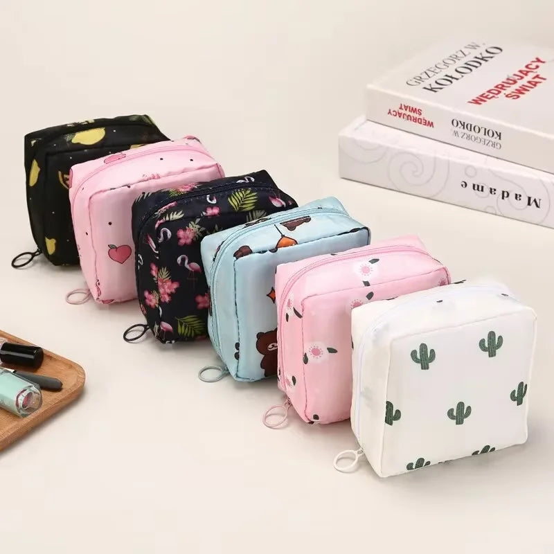 Women Sanitary Napkin Tampon Storage Bag Portable