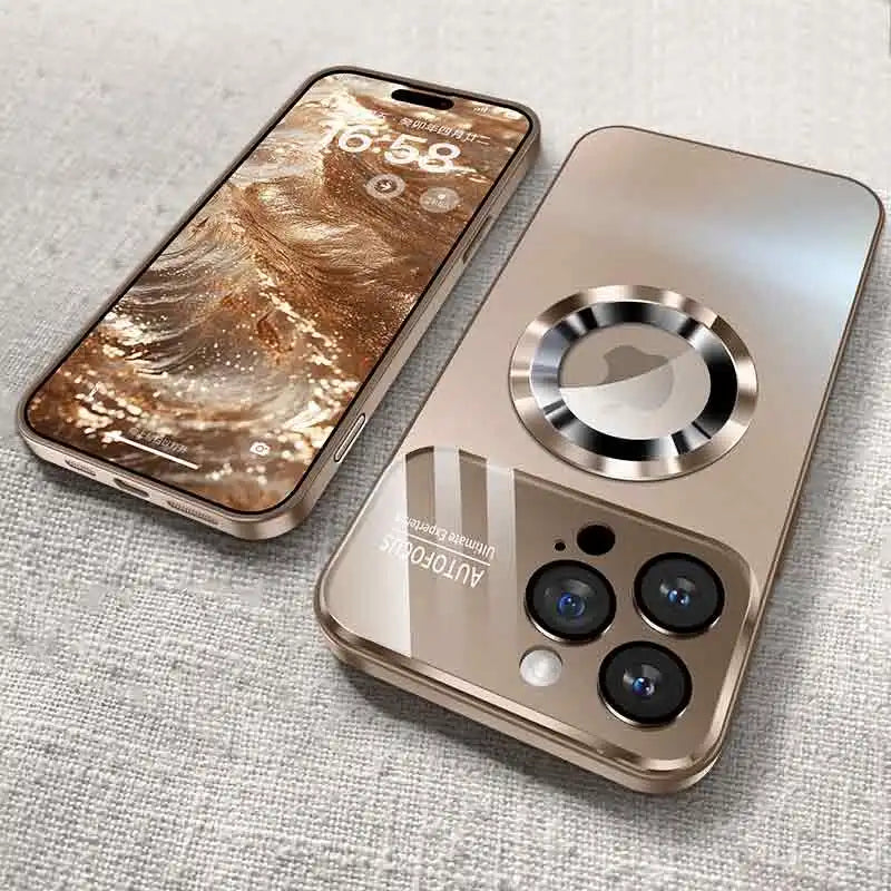 Verre de luxe pour caméra magnétique MagSafe