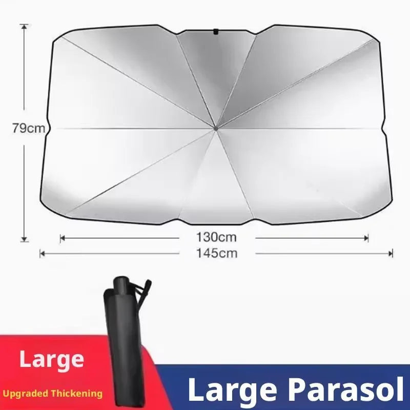 Car Windshield Sun Shade Umbrella Foldable