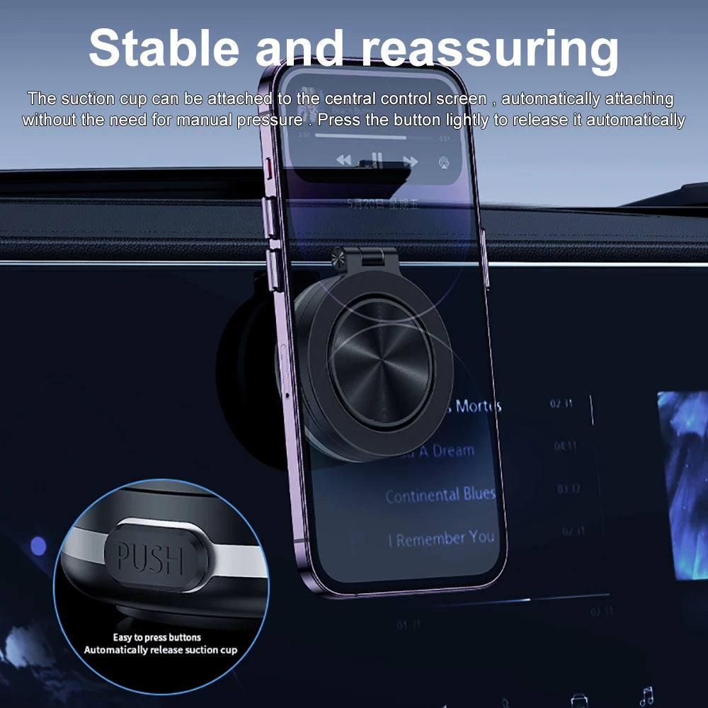 Support magnétique intelligent rotatif à 360° pour voiture
