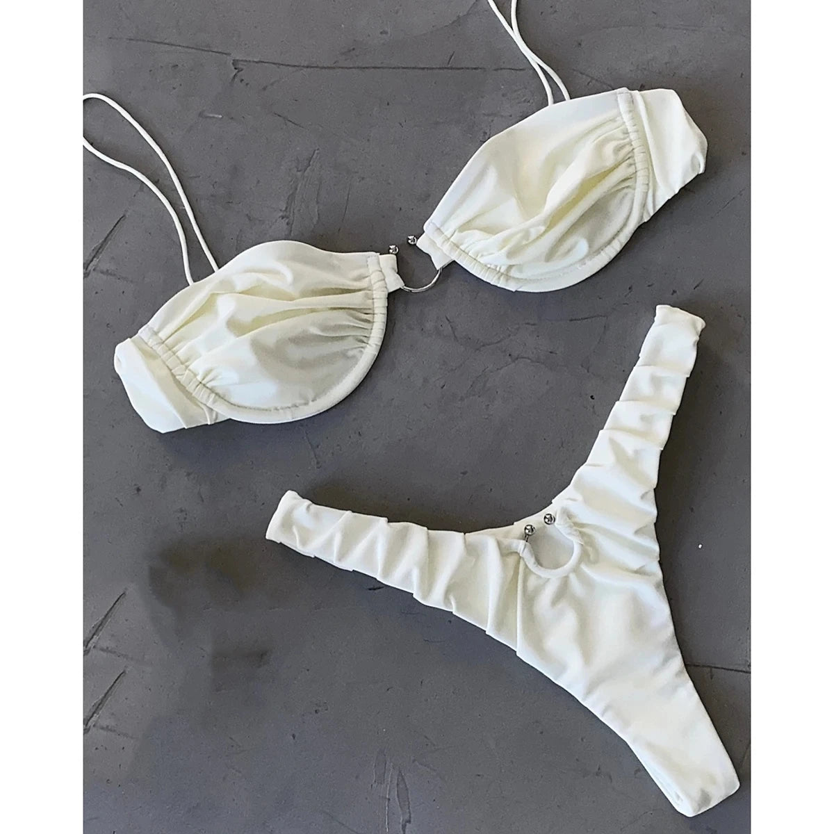Solid Micro Bikinis Sexy Women Swimsuits Female