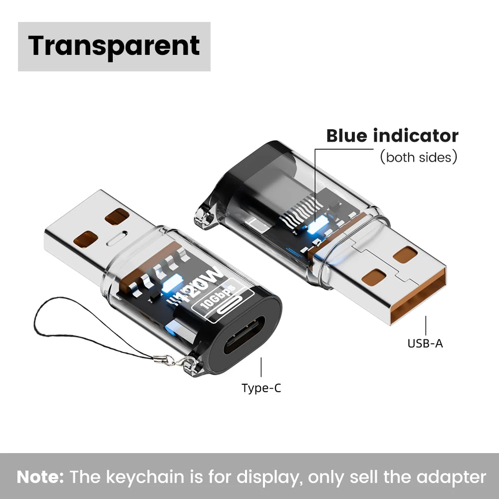 120W USB - C to USB - A OTG Adapter