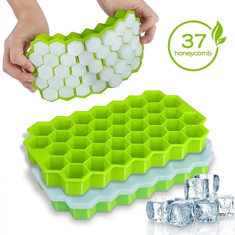 Honeycomb 37 Lattice Ice Cube Tray Maker