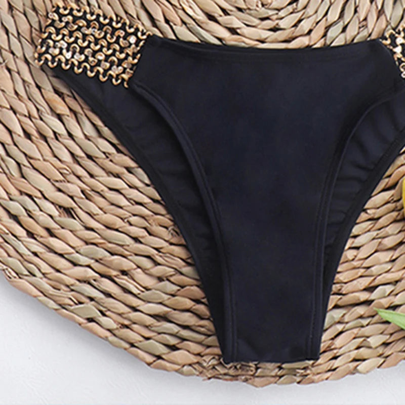 Push Up Bikinis Femme Taille Haute Maillot De Bain Sexy