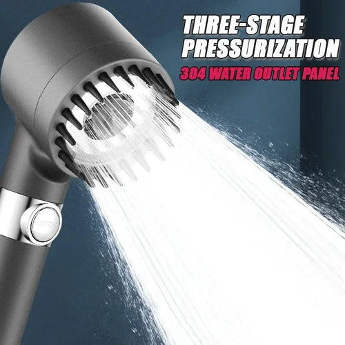3 - Mode Adjustable High Pressurized Filter Shower
