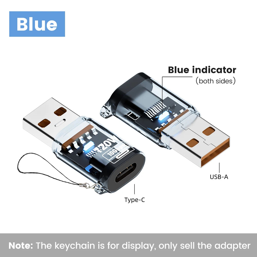 120W USB - C to USB - A OTG Adapter