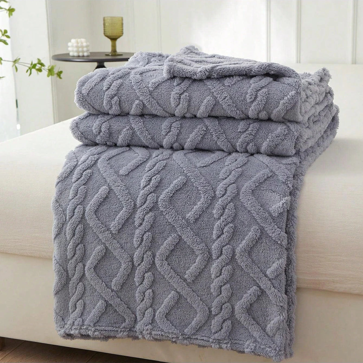 Single - Layer Coral Fleece Blanket