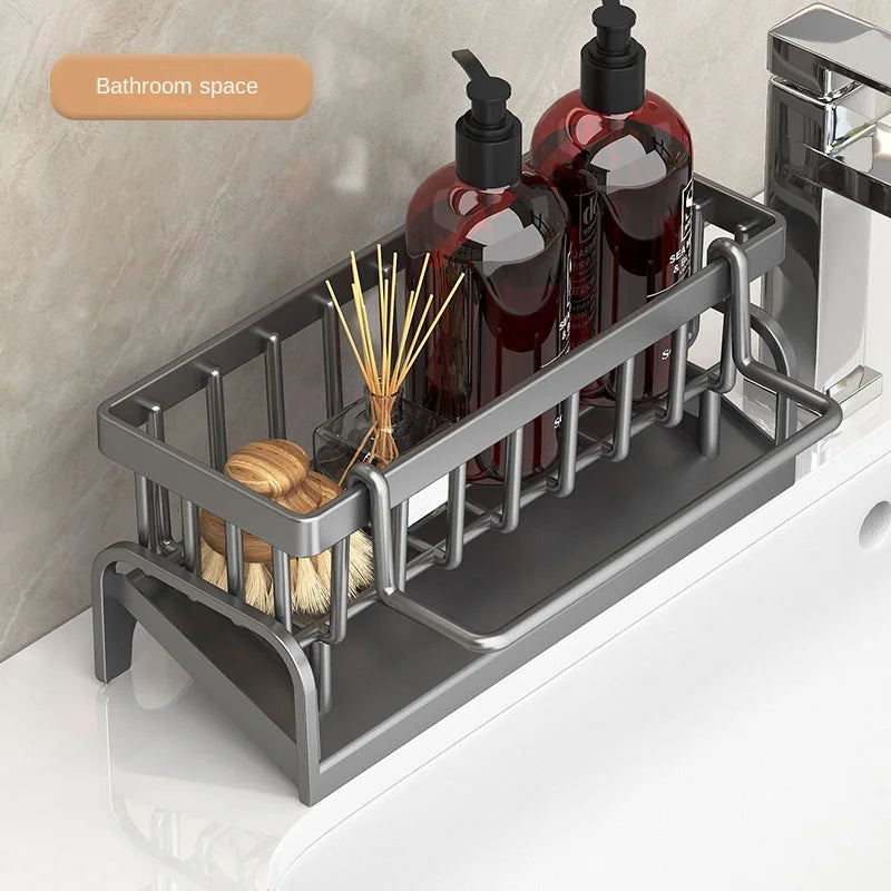 Kitchen Shelf Cleaning Cloth Storage Draining