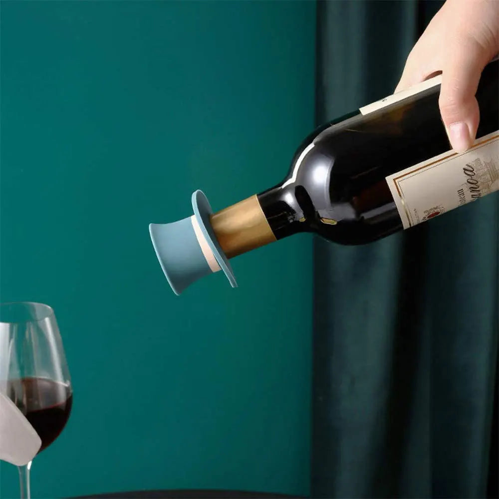 Bouchon de bouteille de vin magique avec joint et couvercle