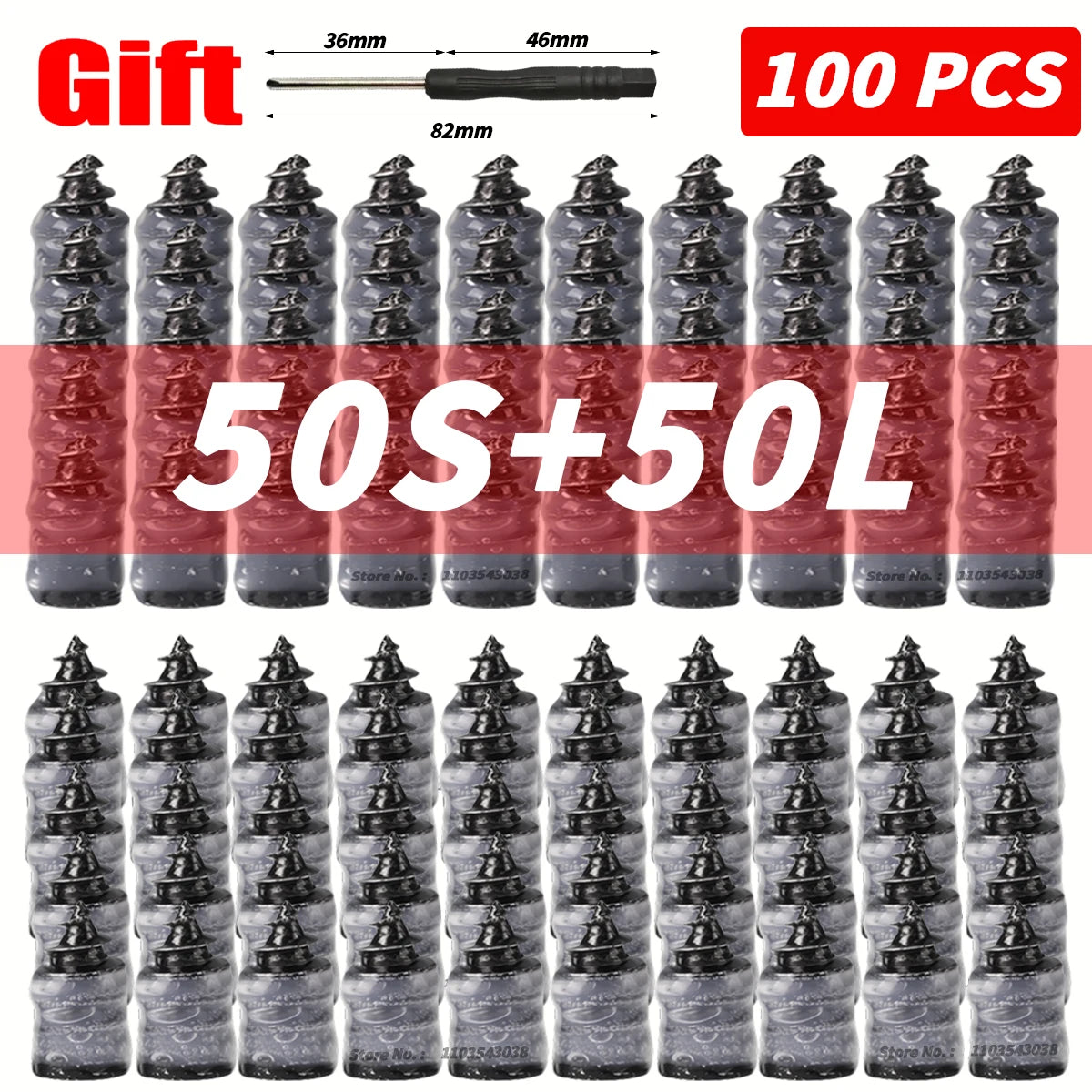 Car Tire Repair Nail Vacuum Tyre Screw Rubber