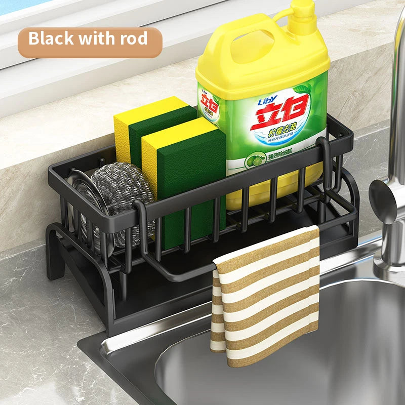 Kitchen Shelf Cleaning Cloth Storage Draining