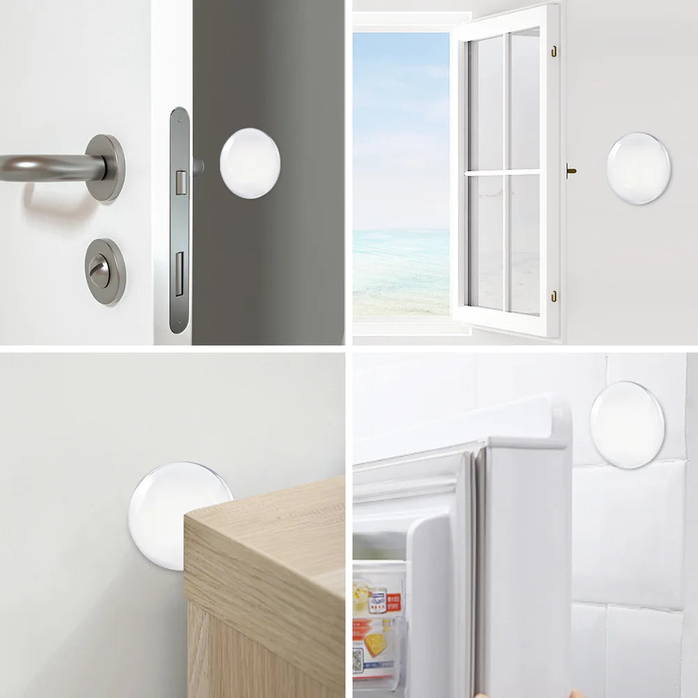 Round Transparent Soft Silicone Non - slip Door