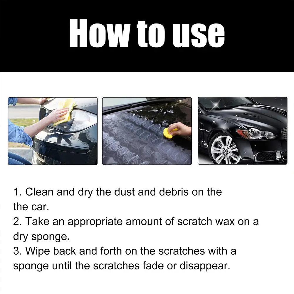Car Scratch Removal Wax Kit,120ml Auto Paint