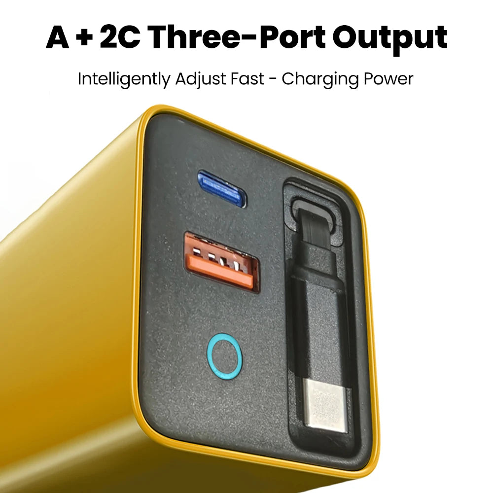 Elough 80W USB Type C Charger with Retractable