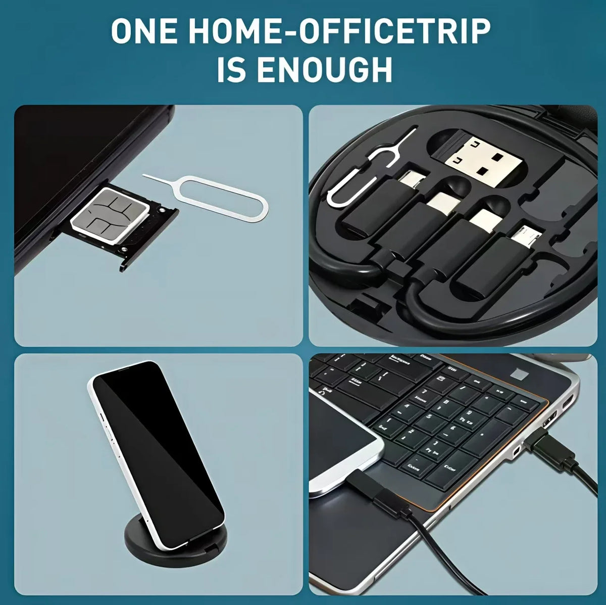 USB Type - C to C 60W Charging Adapter Cable Set