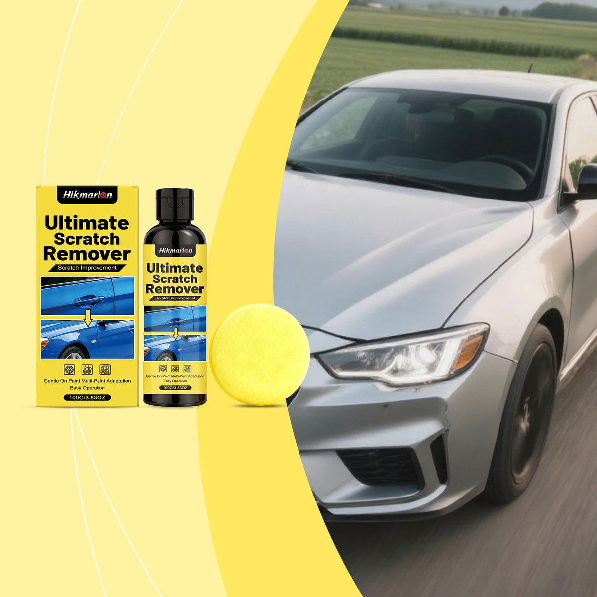 Car Scratch Repair Kit: Polishes, Restores and