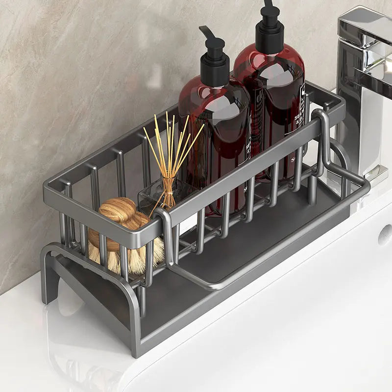 Kitchen Shelf Cleaning Cloth Storage Draining