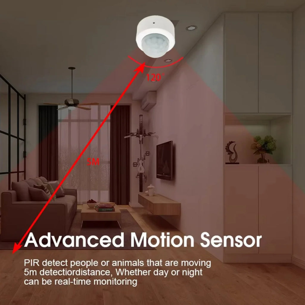Détecteur de Mouvement Corporel Sans Fil Zigbee3.0 Mini PIR