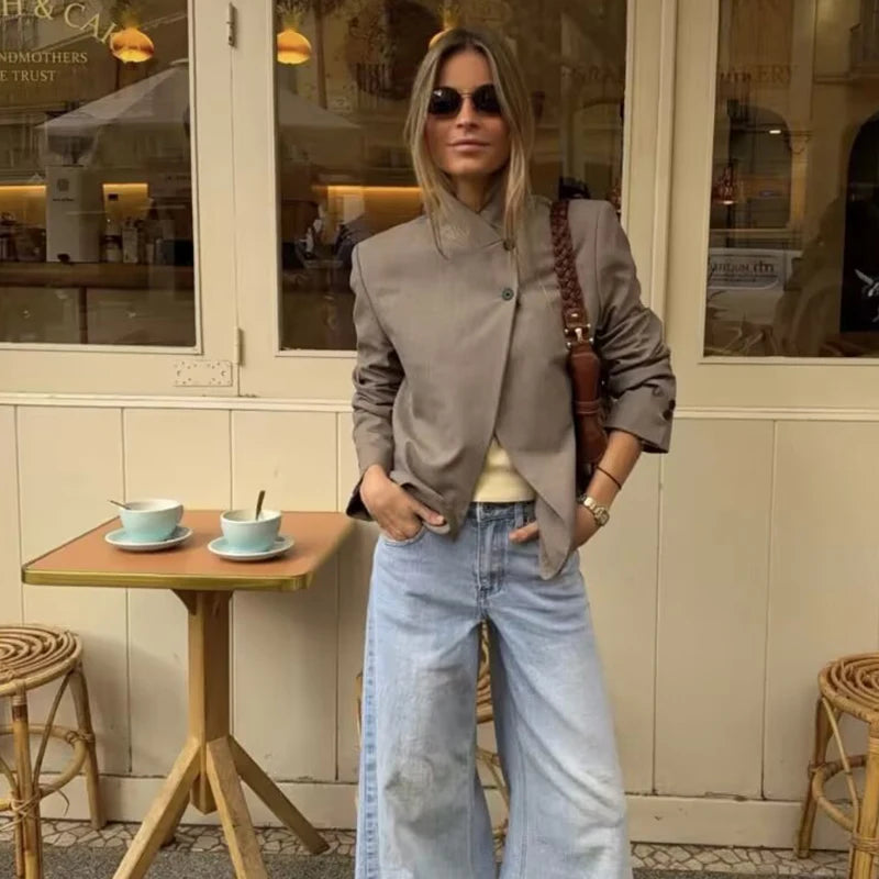 Women's Autumn Blazers Blouse 2026 New Fashion Young
