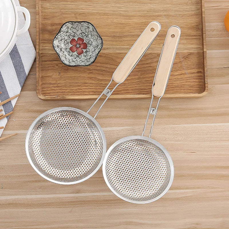 Stainless Steel Fine Mesh Skimmer Spoon