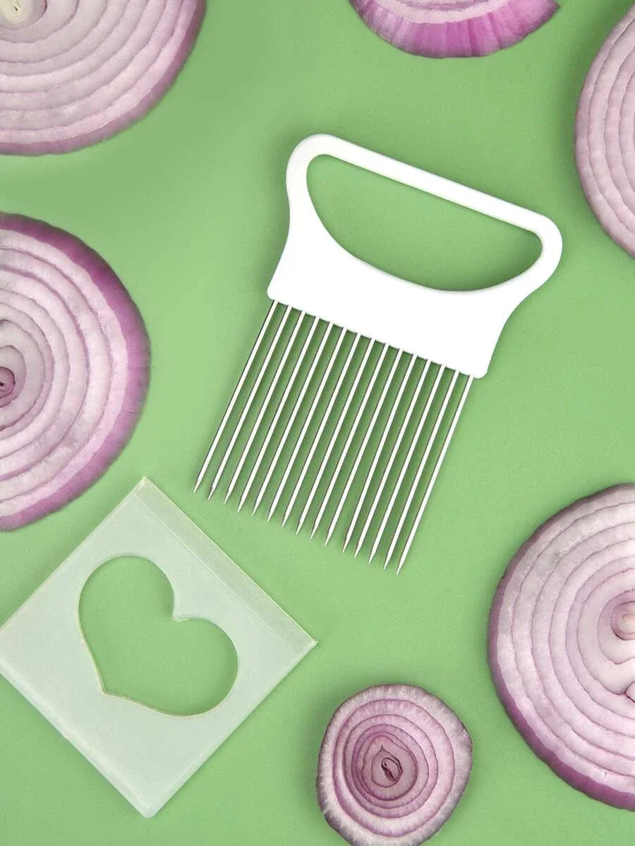 Colorful Onion Slicer & Holder