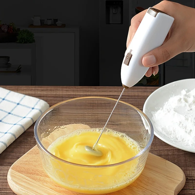 Handheld Electric Egg Beater Mini Battery Powered
