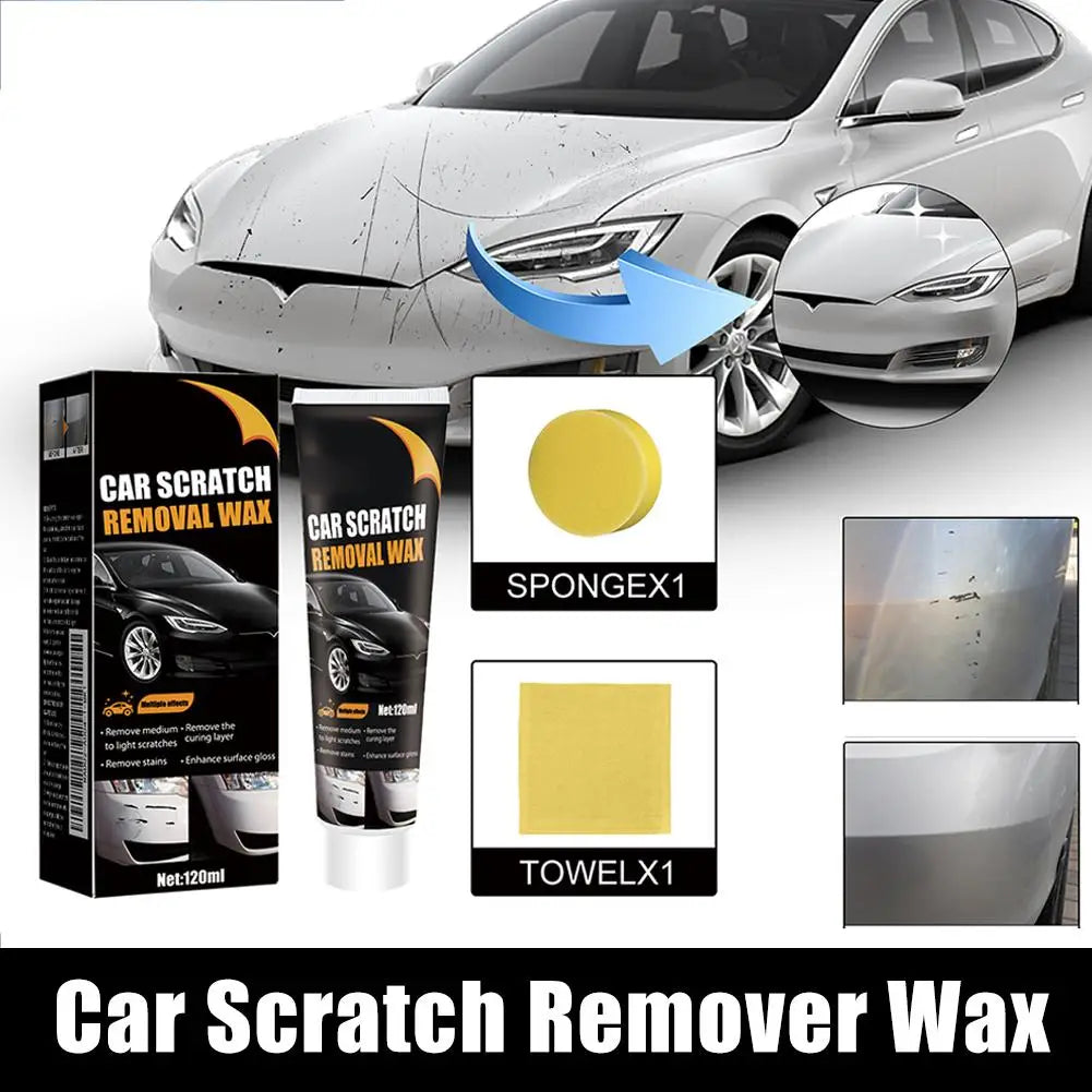 Car Scratch Removal Wax Kit,120ml Auto Paint