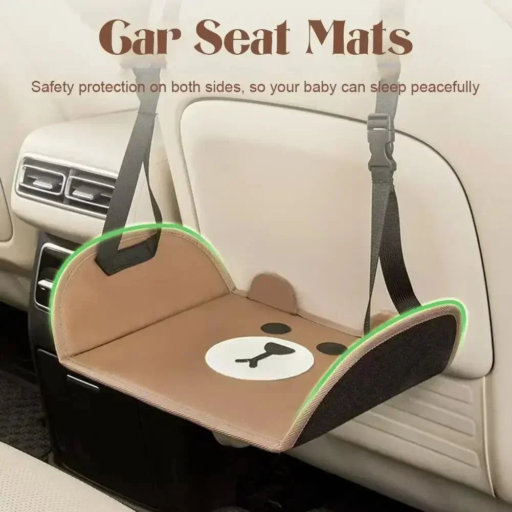Portable Car Travel Foot Rest Mat Adjustable