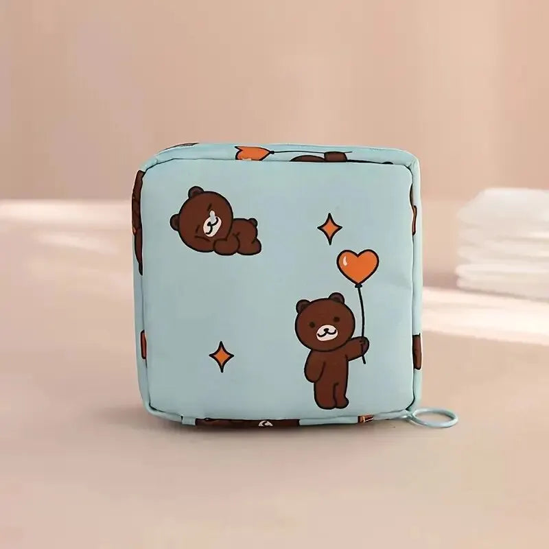 Women Sanitary Napkin Tampon Storage Bag Portable