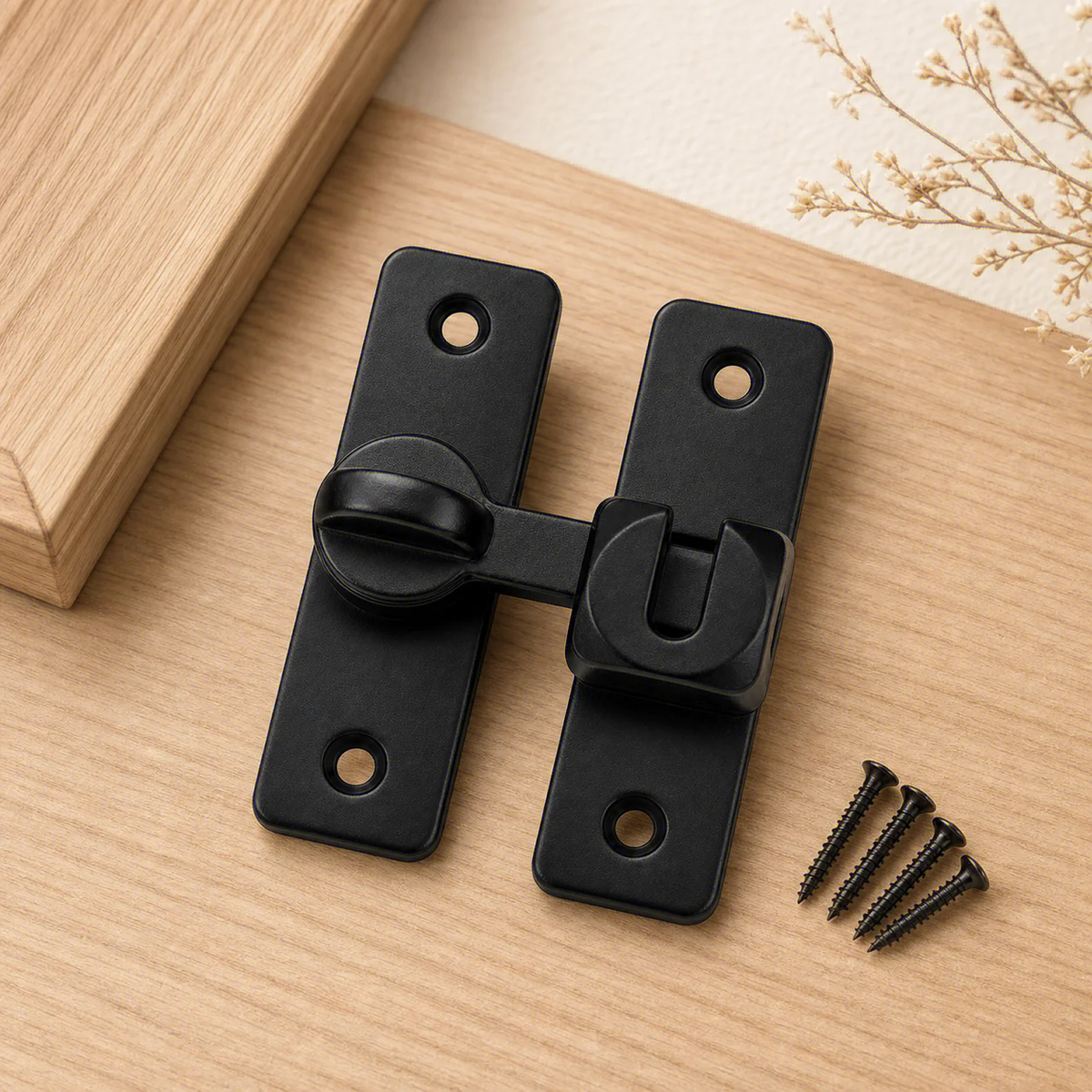 90 Degree Zinc Alloy Rotating Door Latch