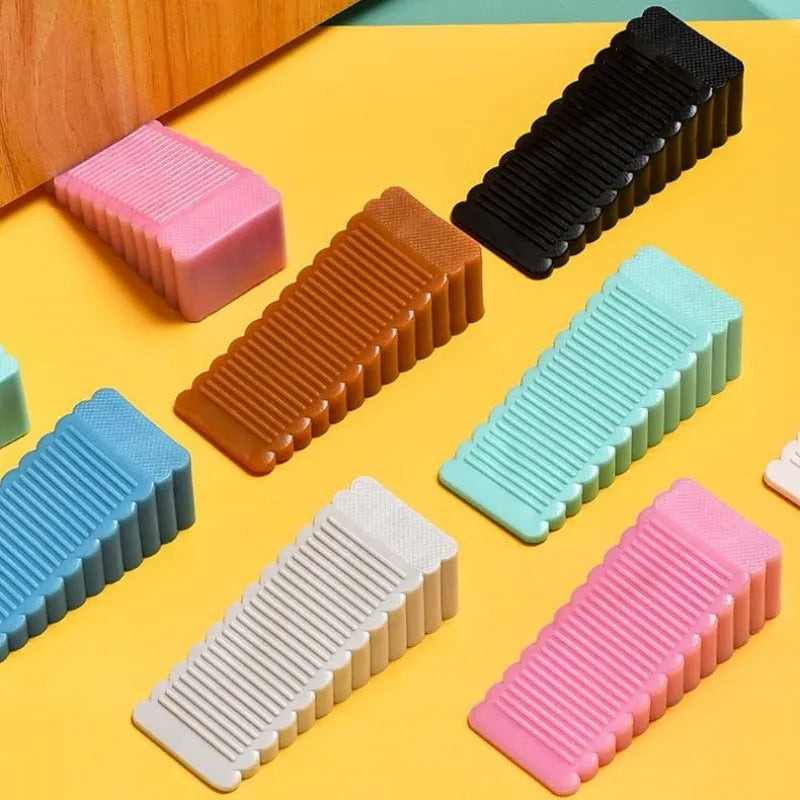 Safety Silicone Door Stop Stoppers Block Wedge