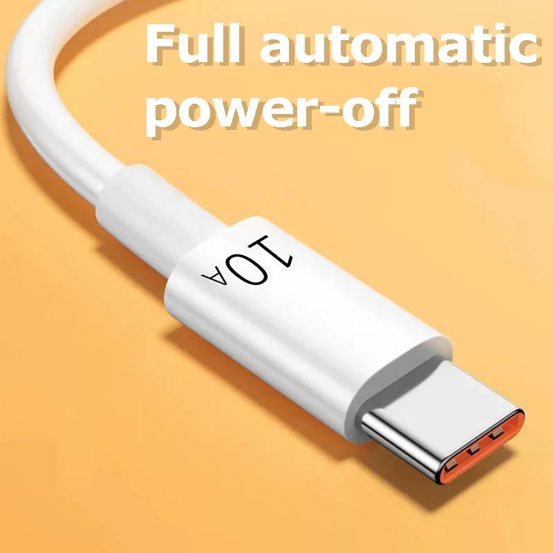 Android 120W 10A USB to Type C Cable Super Fast