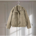 Women's Drawstring Cargo Pocket Jacket