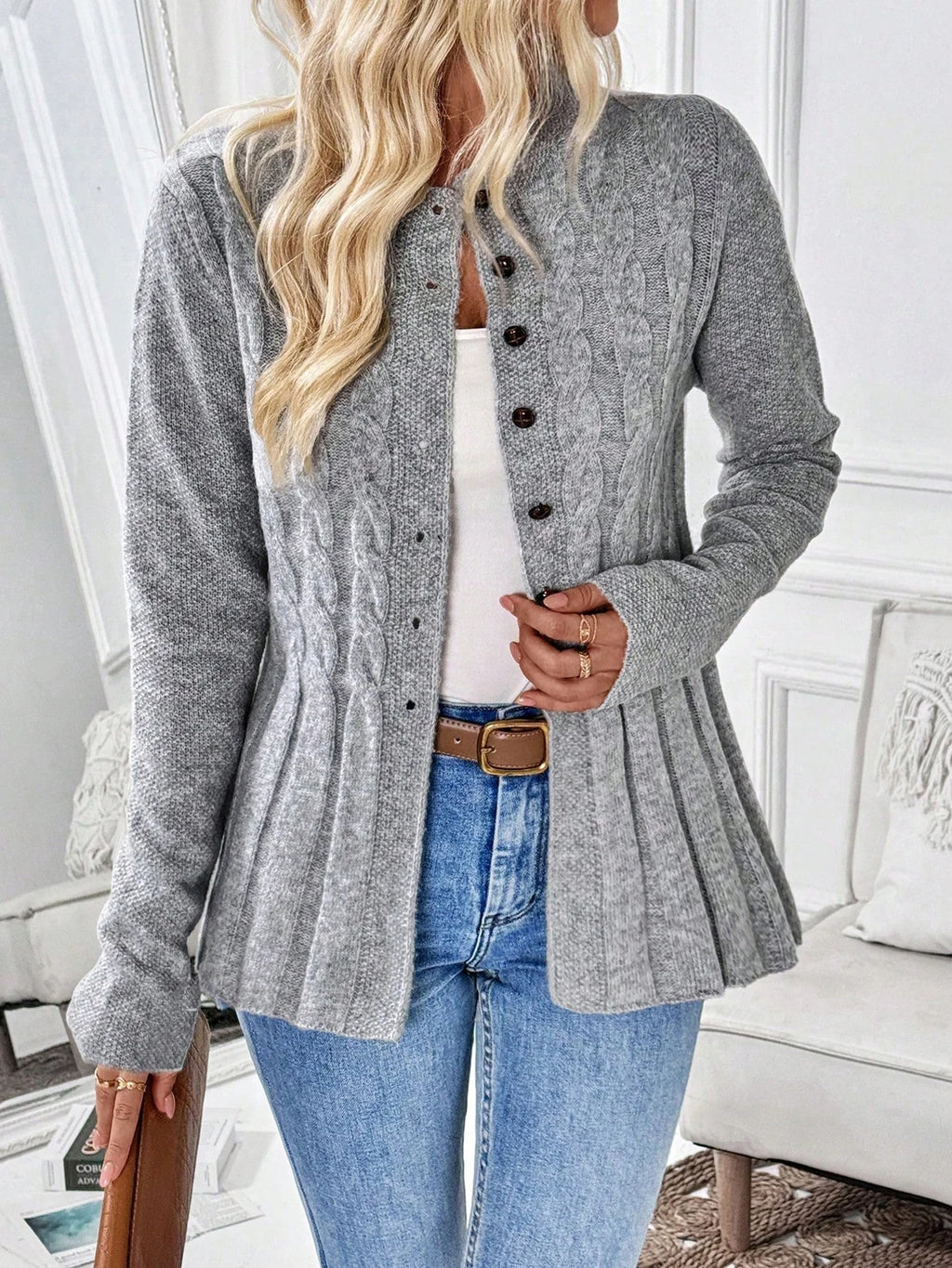 Women's Simple Solid Color Long