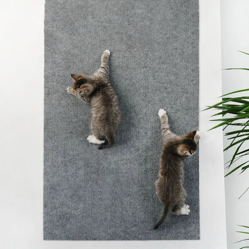 Self - Adhesive Cat Scratching Mat Trimmable Cat