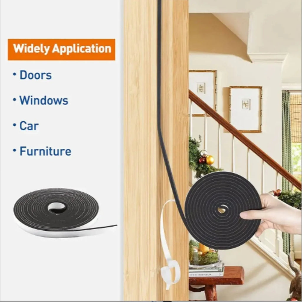 4m Foam Window Sealing Strips Windproof
