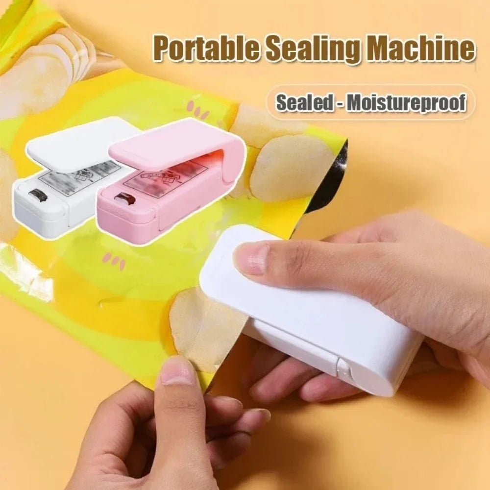 Kitchen Handheld Snack Sealer Snack Bag Clips