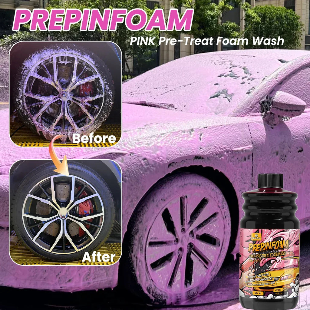 Pink Magic Foam Car Wash Shampoo Car High