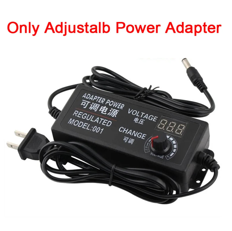Adjustable Power Supply Adapter AC To DC 3V 12V