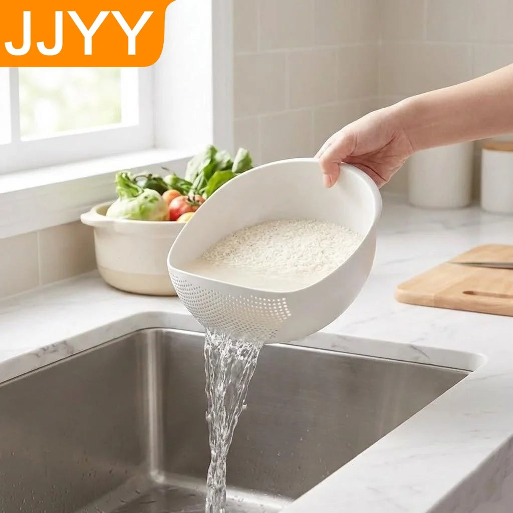 Kitchen Sink Drainer Plastic Colander with Handle