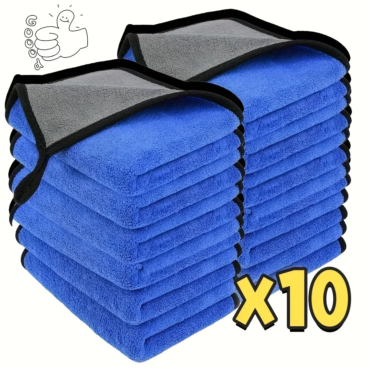 Microfiber Car Cleaning Cloth 30x60cm