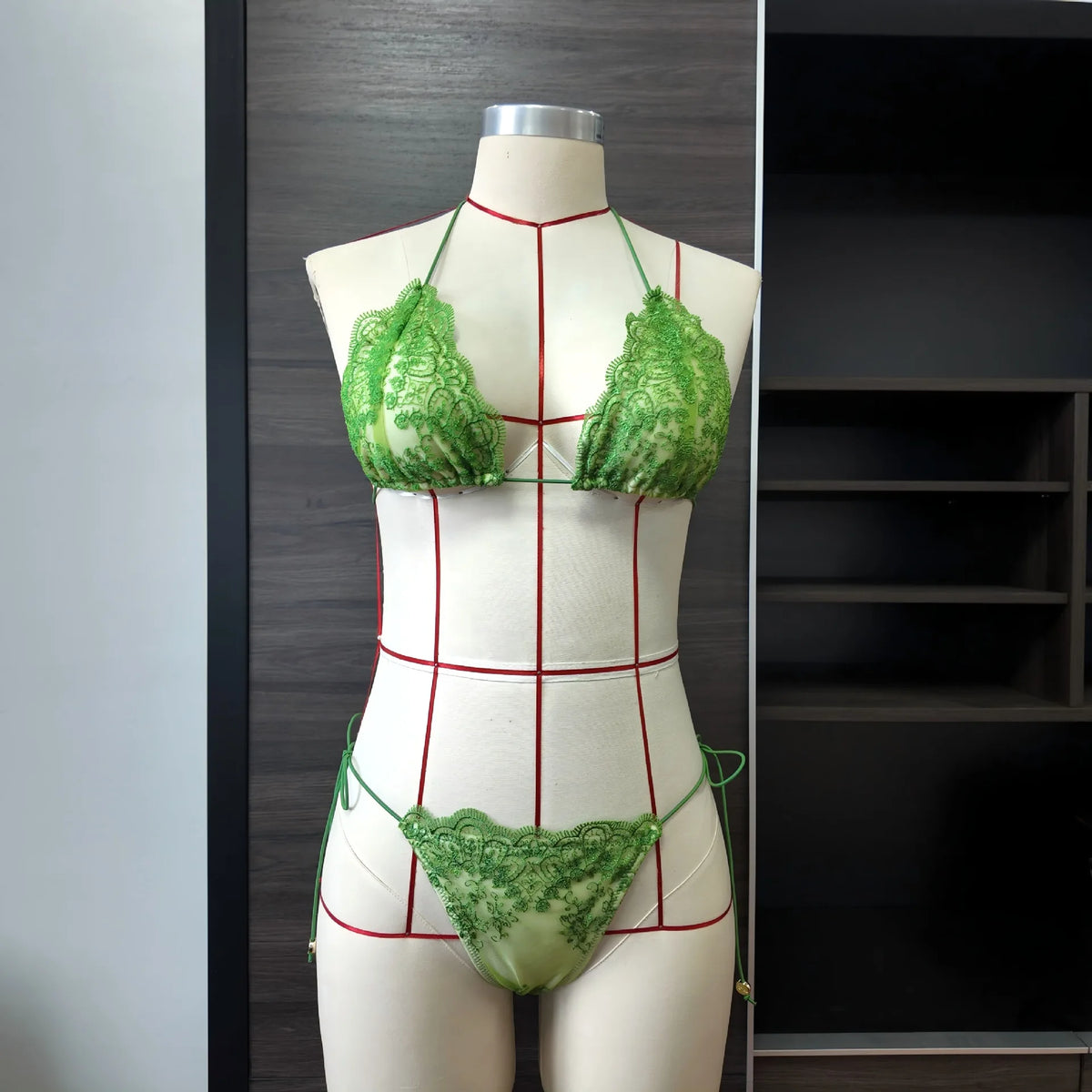 New Sexy Bikini Women Print Bikini Set Halter