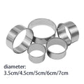 Round Stainless Steel Biscuit & Dumpling Mold
