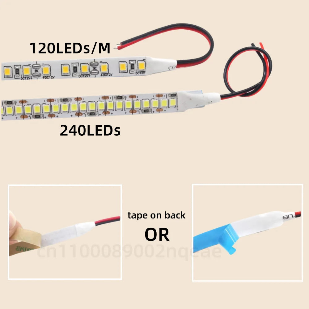 12V LED Strip SMD 2835 1M 2M 3M 4M 5M LED Stripe