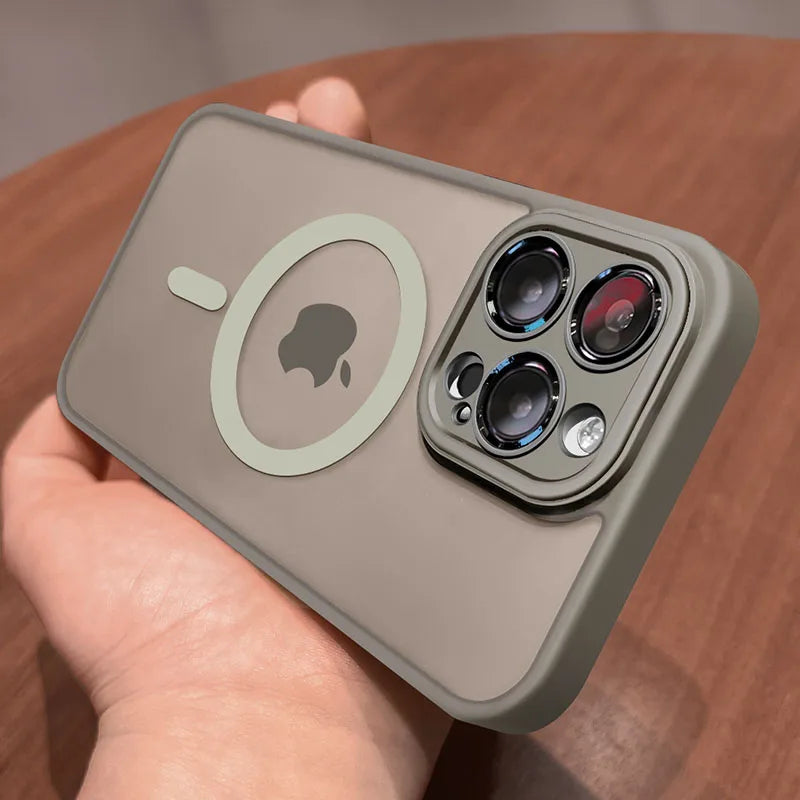 Luxury Matte Armor For Magsafe Magnetic Wireless