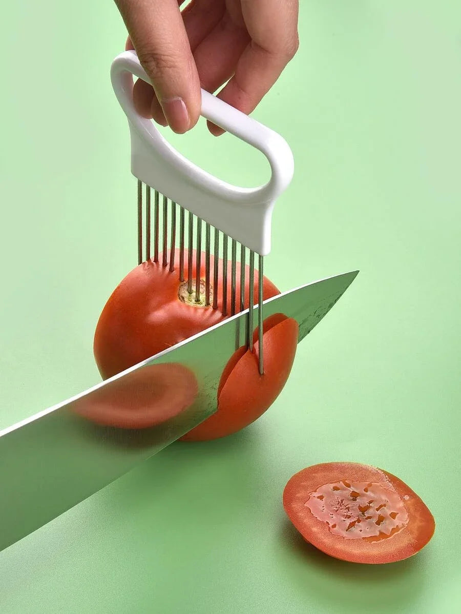 Colorful Onion Slicer & Holder