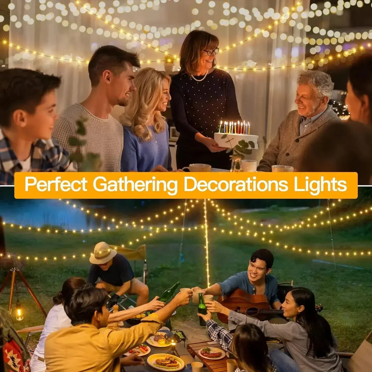 1000 LED Green Wire Led String Fairy Lights US/EU Plug