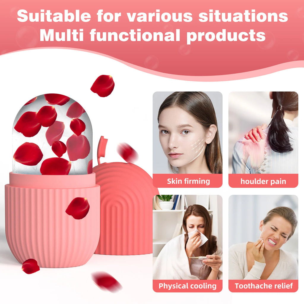 Silicone Face Ice Cube Mold for Beauty