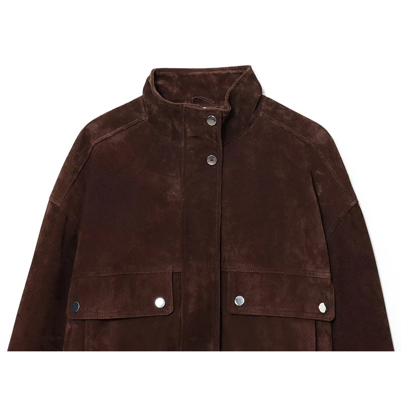 Women's Autumn Jackets 2025 New Fashion Big Pocket